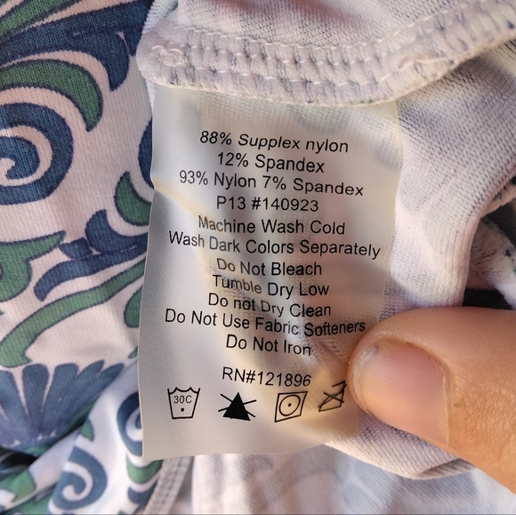 Title Nine Majestic Geometric Print Cowl Neck Athleisure Dress Size Small - Picture 9 of 9